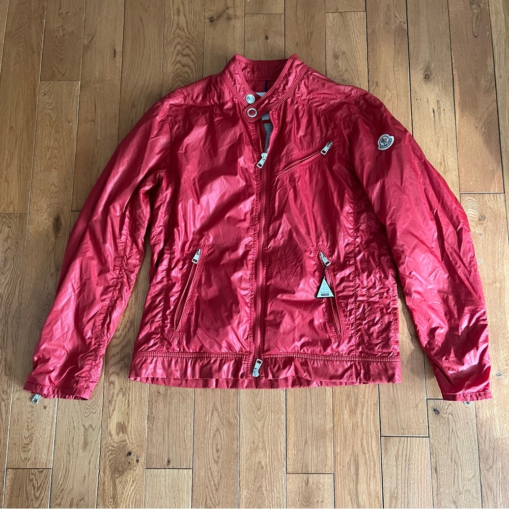 Moncler Red Kiwi Light Jacket - Size 3
